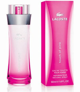 lacoste touch of pink shower gel